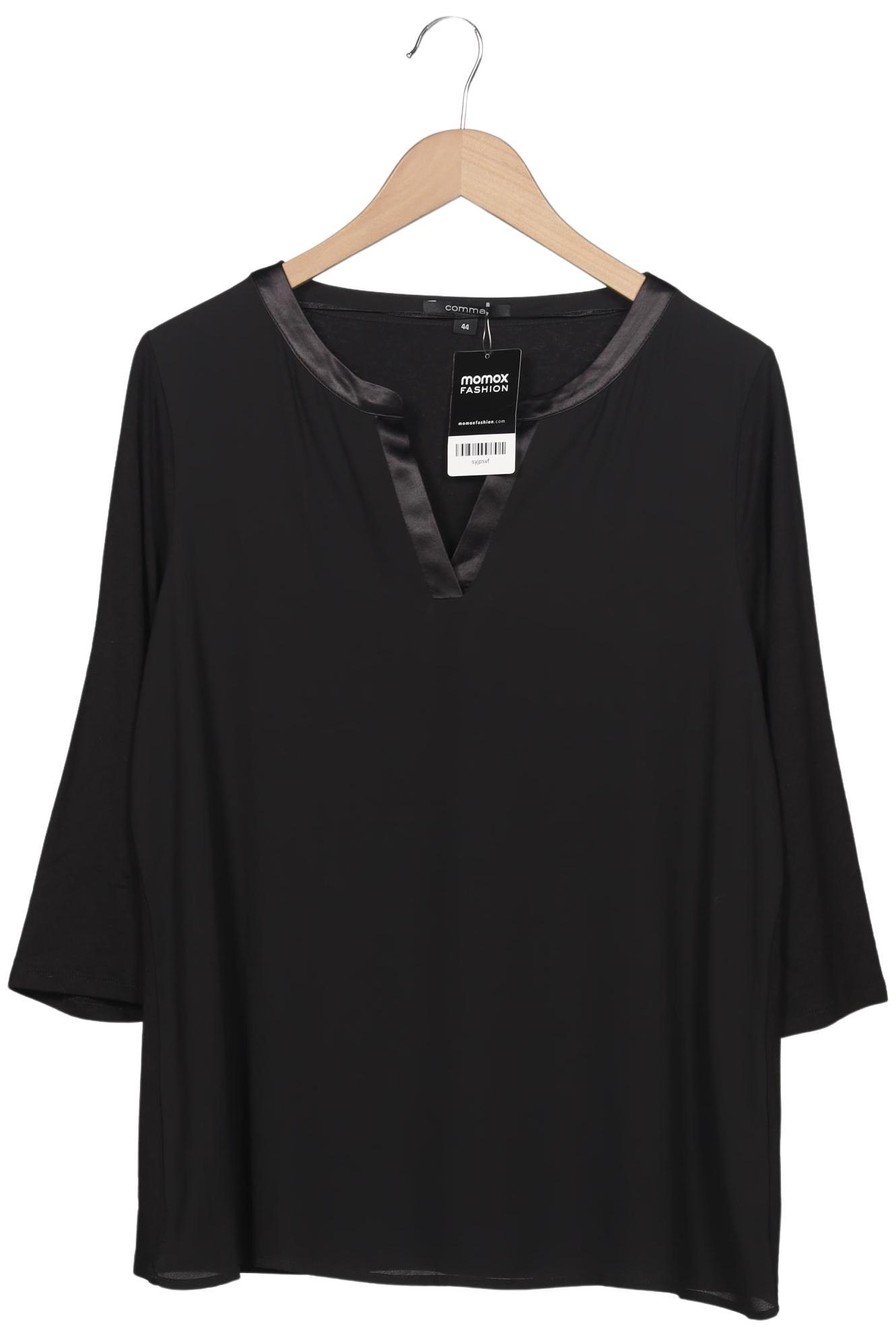 

Comma Damen Langarmshirt, schwarz, Gr. 44