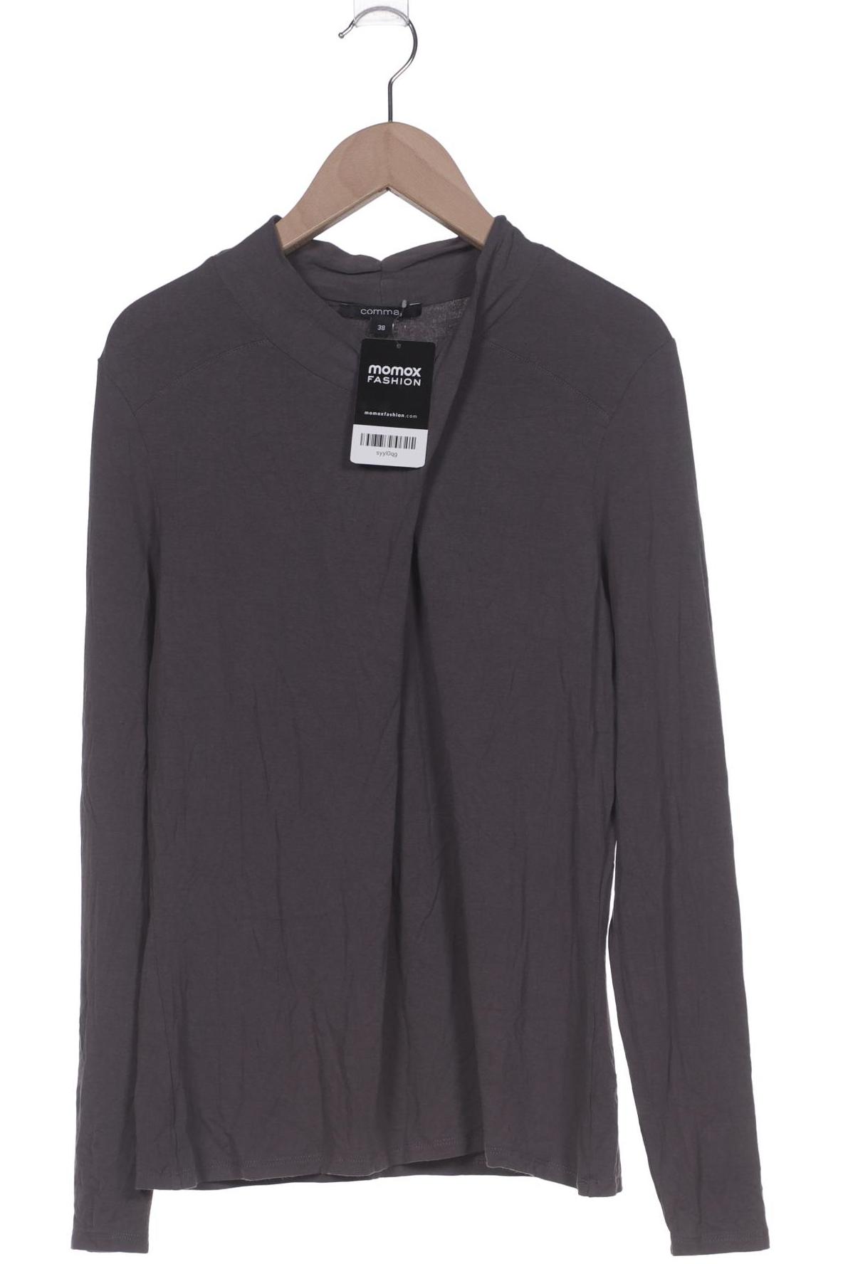 

Comma Damen Langarmshirt, grau, Gr. 38