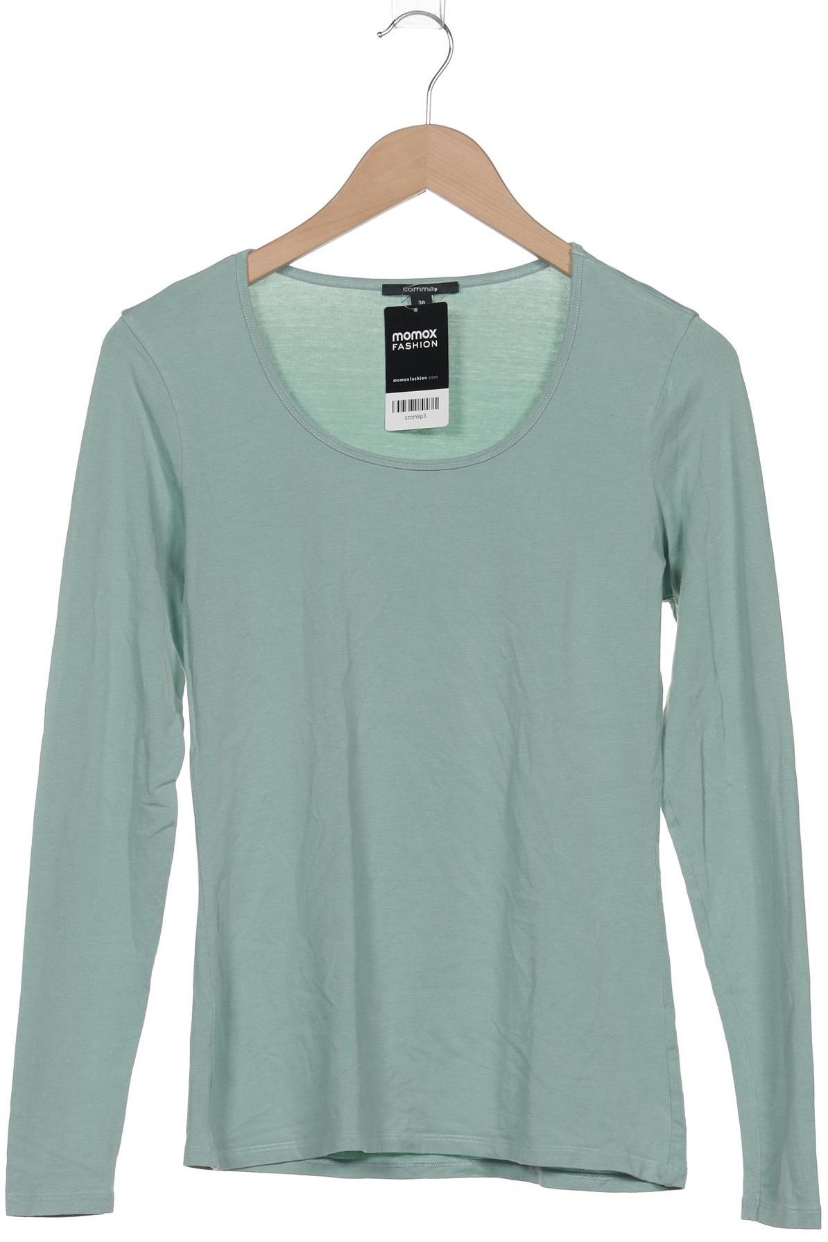 

Comma Damen Langarmshirt, grün, Gr. 38