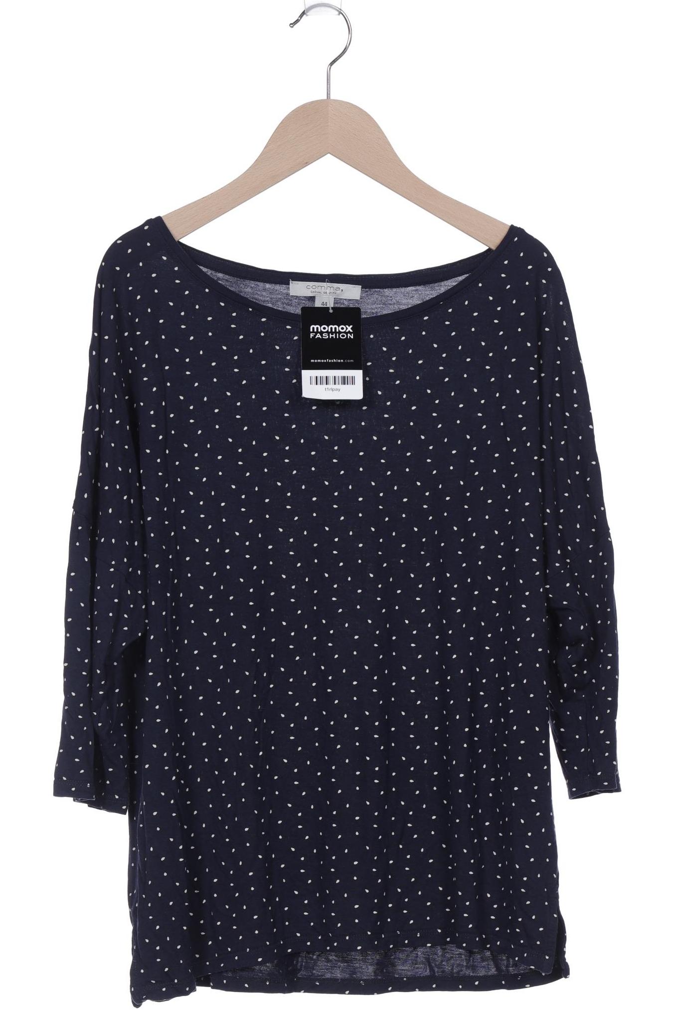 

Comma Damen Langarmshirt, marineblau, Gr. 44