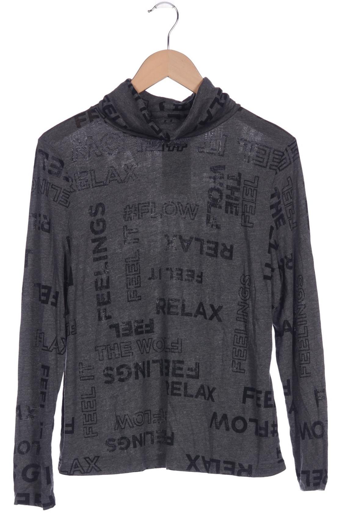 

Comma Damen Langarmshirt, grau, Gr. 42