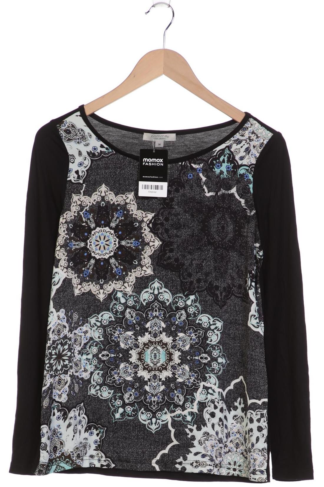 

Comma Damen Langarmshirt, schwarz, Gr. 36
