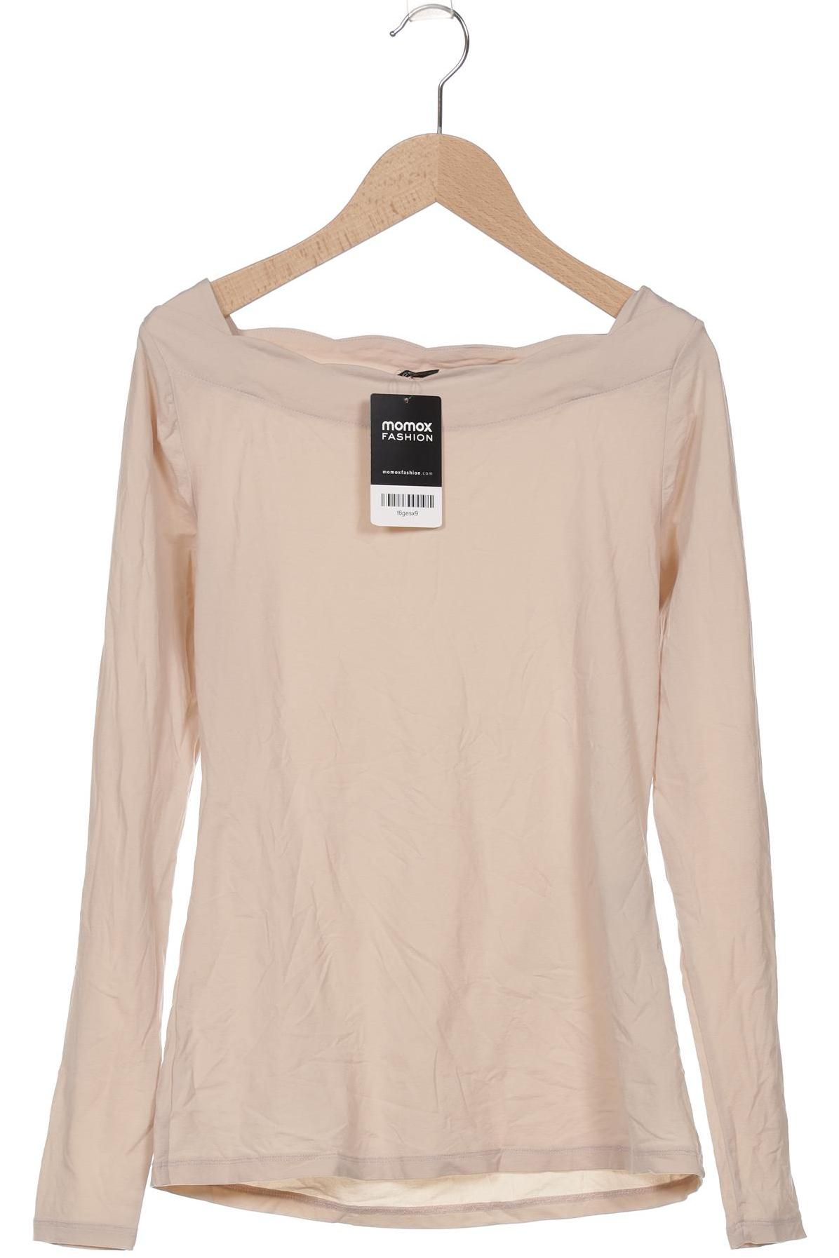 

Comma Damen Langarmshirt, beige, Gr. 36