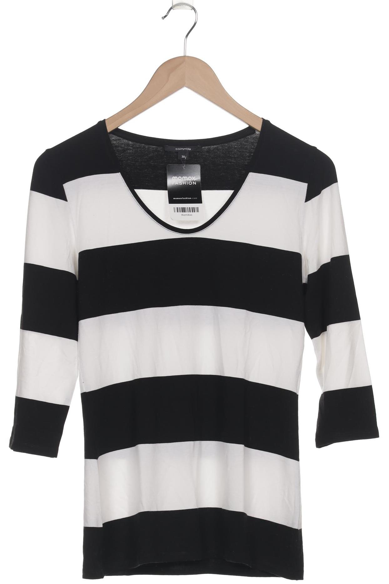 

Comma Damen Langarmshirt, schwarz, Gr. 38
