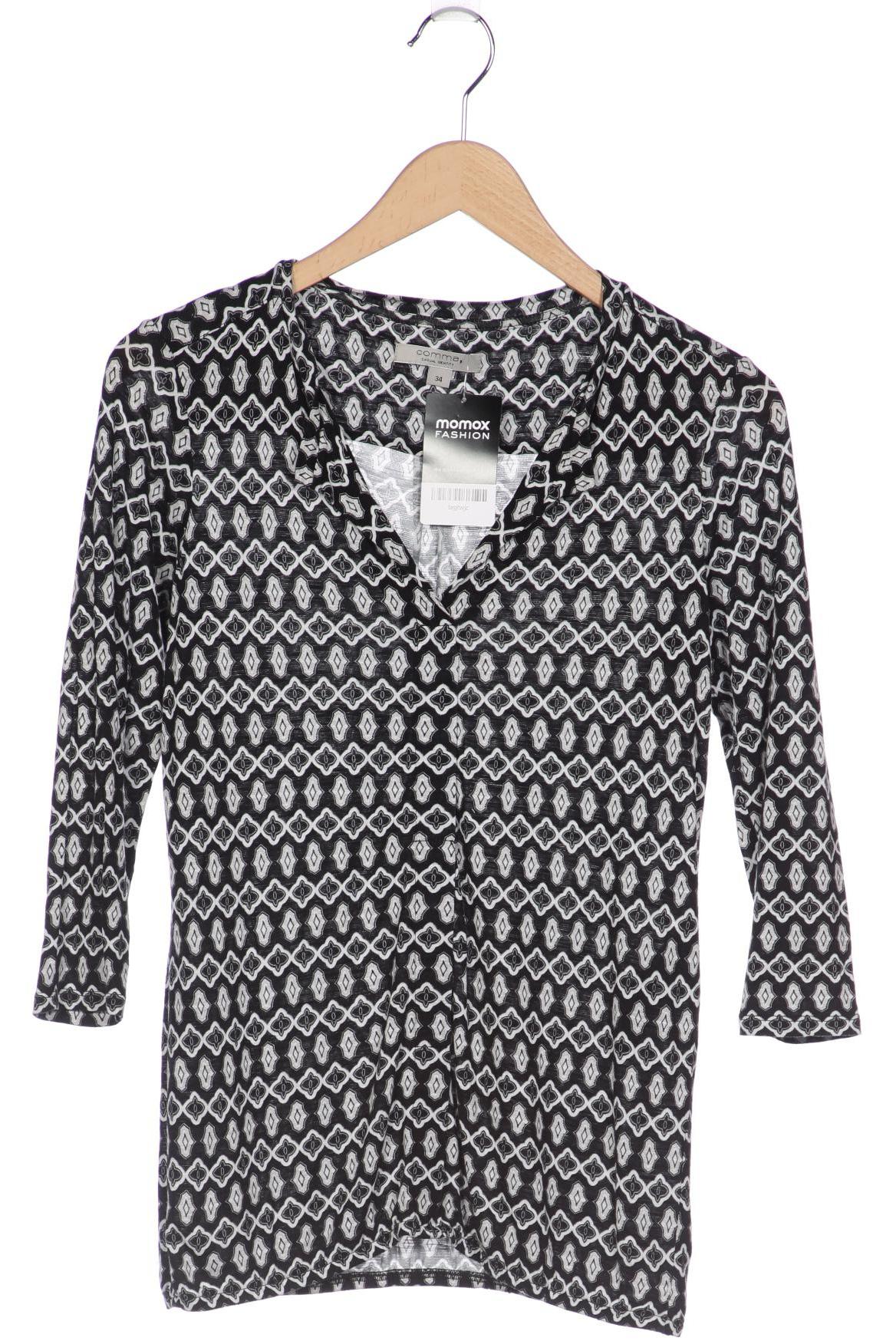 

Comma Damen Langarmshirt, schwarz