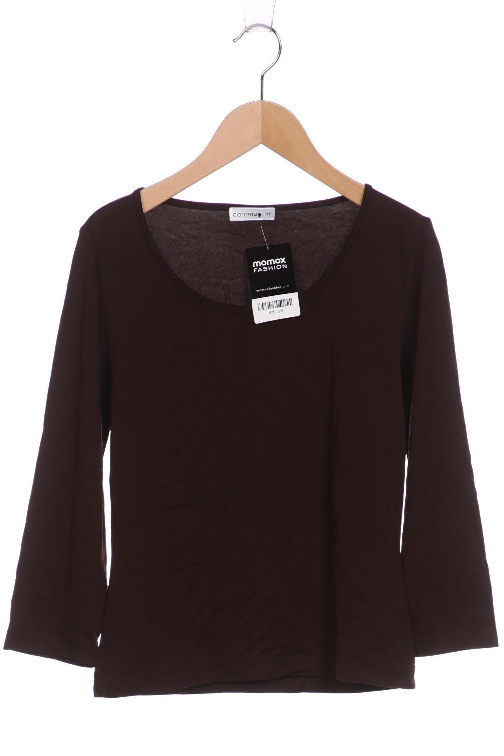 

Comma Damen Langarmshirt, braun, Gr. 38