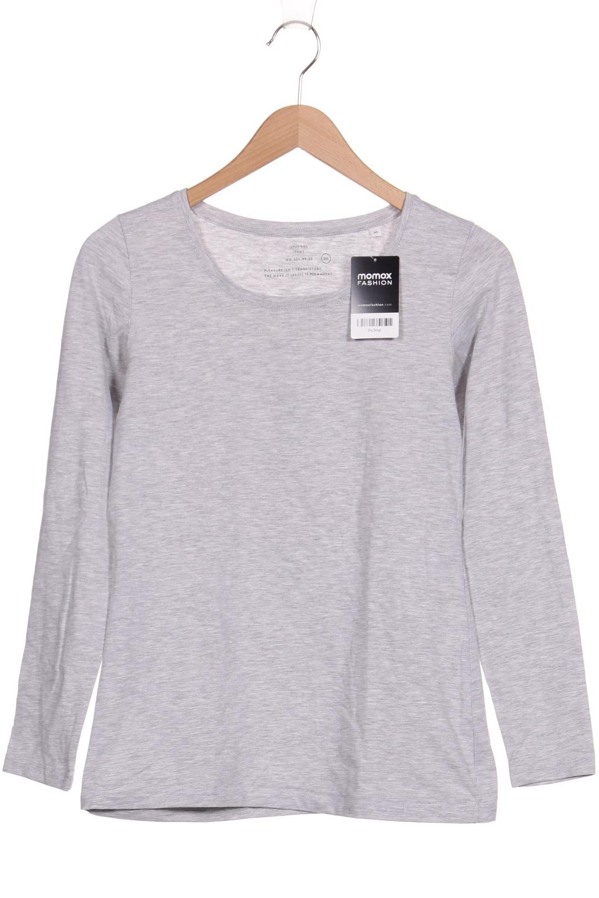 

Comma Damen Langarmshirt, grau