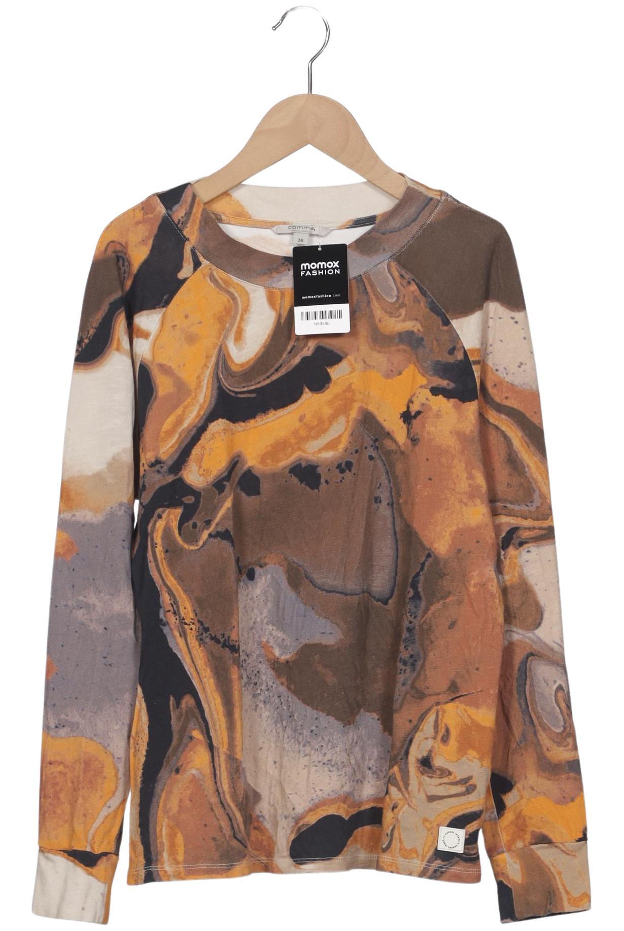 

Comma Damen Langarmshirt, mehrfarbig, Gr. 36