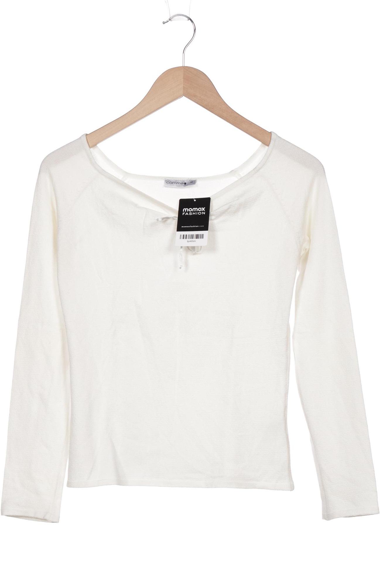 

Comma Damen Langarmshirt, cremeweiß