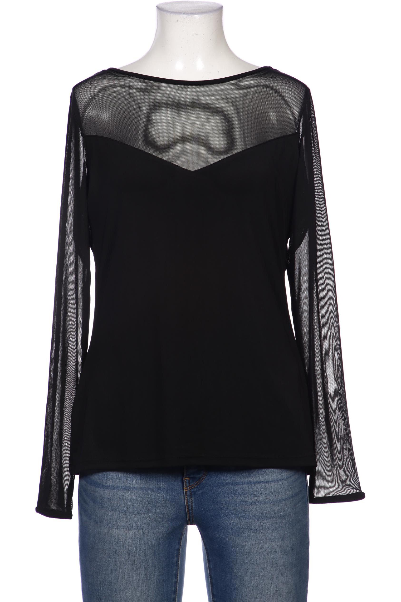 

Comma Damen Langarmshirt, schwarz, Gr. 38