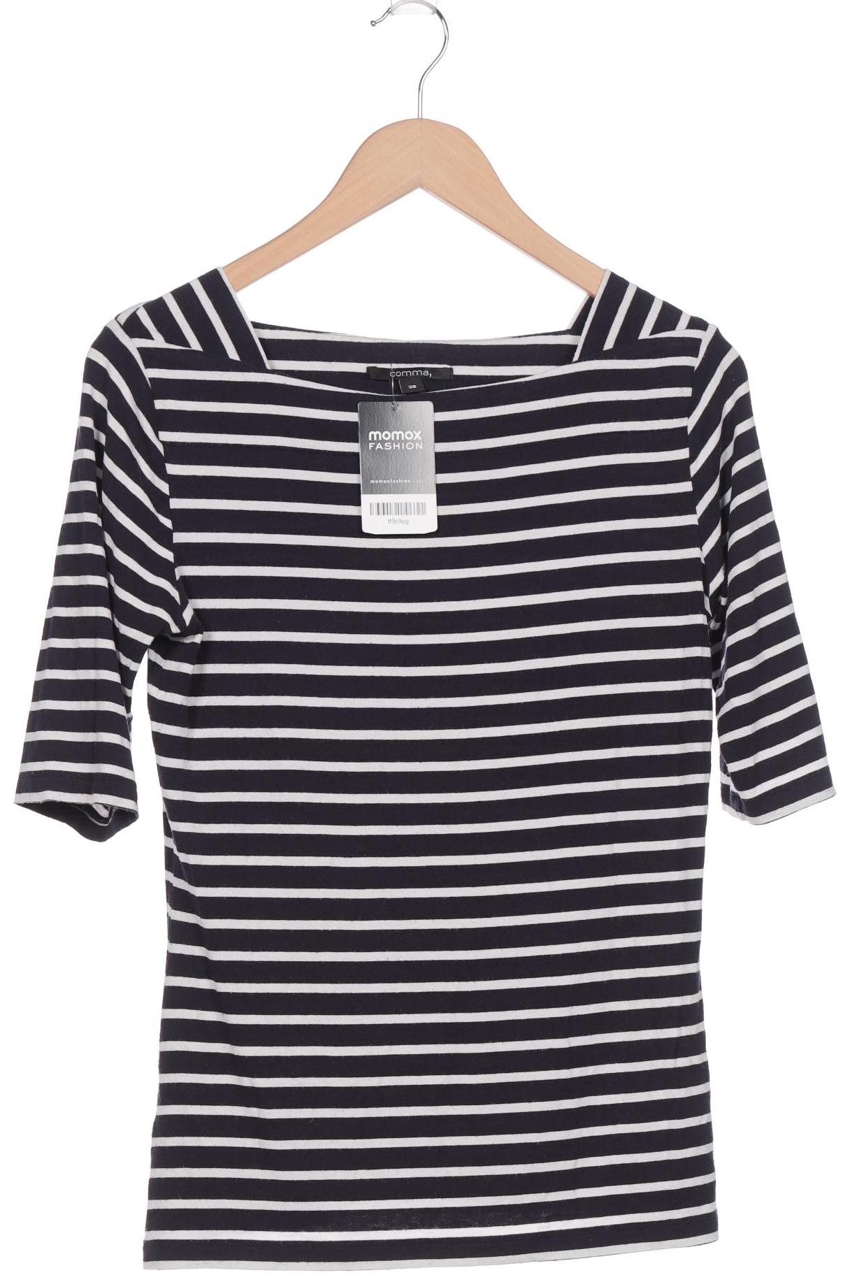 

Comma Damen Langarmshirt, marineblau
