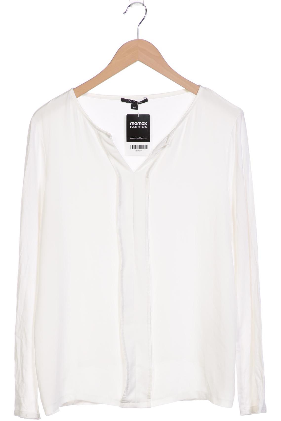 

Comma Damen Langarmshirt, weiß, Gr. 44