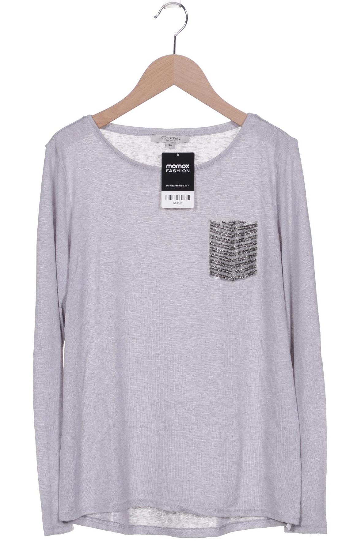 

Comma Damen Langarmshirt, grau