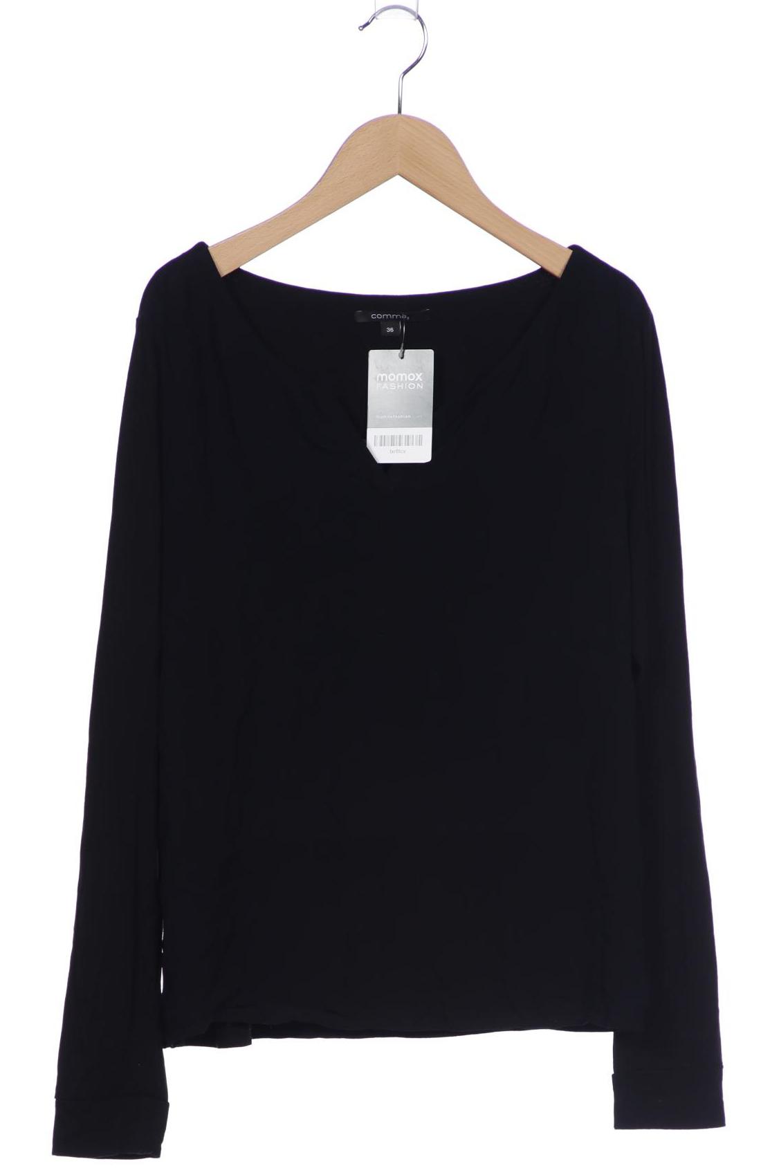 

Comma Damen Langarmshirt, schwarz, Gr. 36