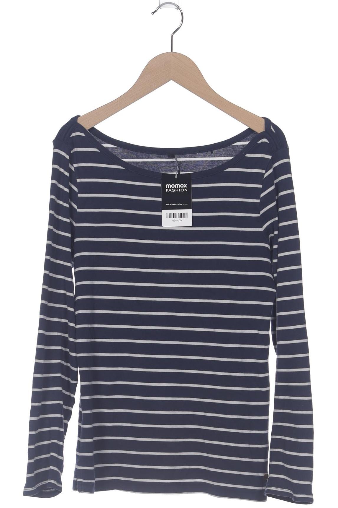 

Comma Damen Langarmshirt, marineblau, Gr. 38