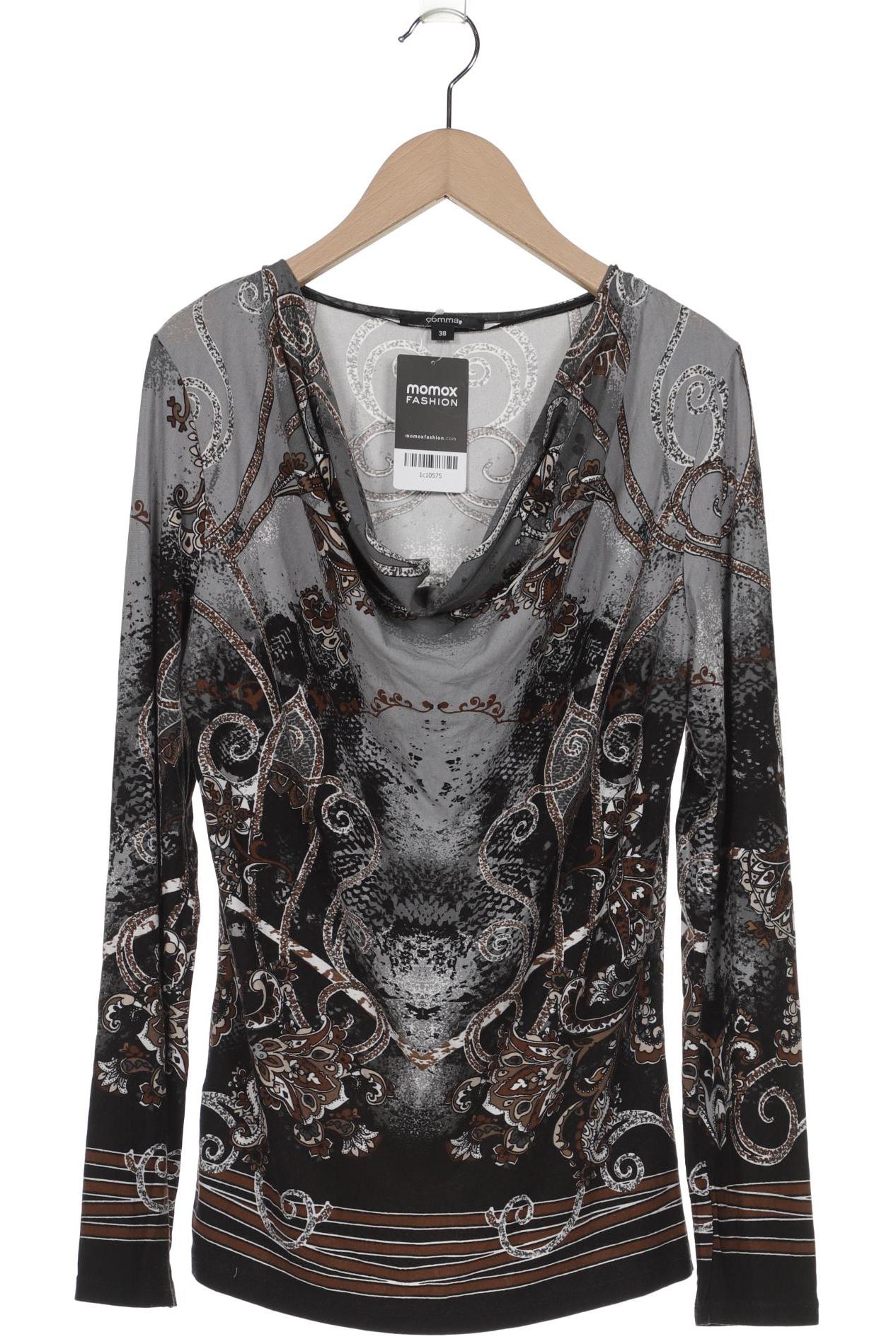 

Comma Damen Langarmshirt, grau