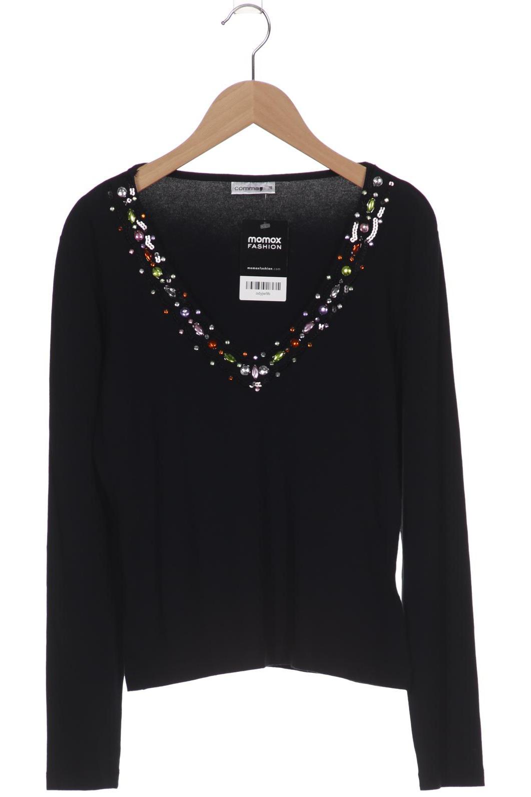 

Comma Damen Langarmshirt, schwarz