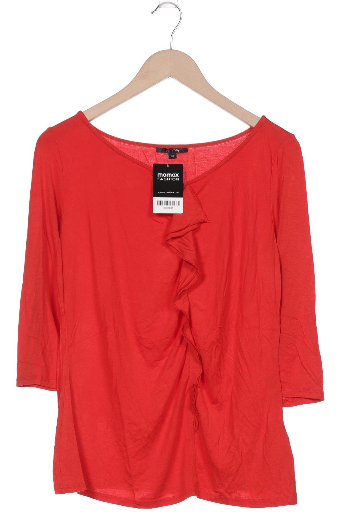 

Comma Damen Langarmshirt, rot