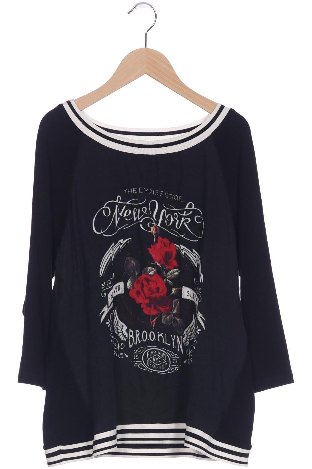 

Comma Damen Langarmshirt, schwarz, Gr. 42