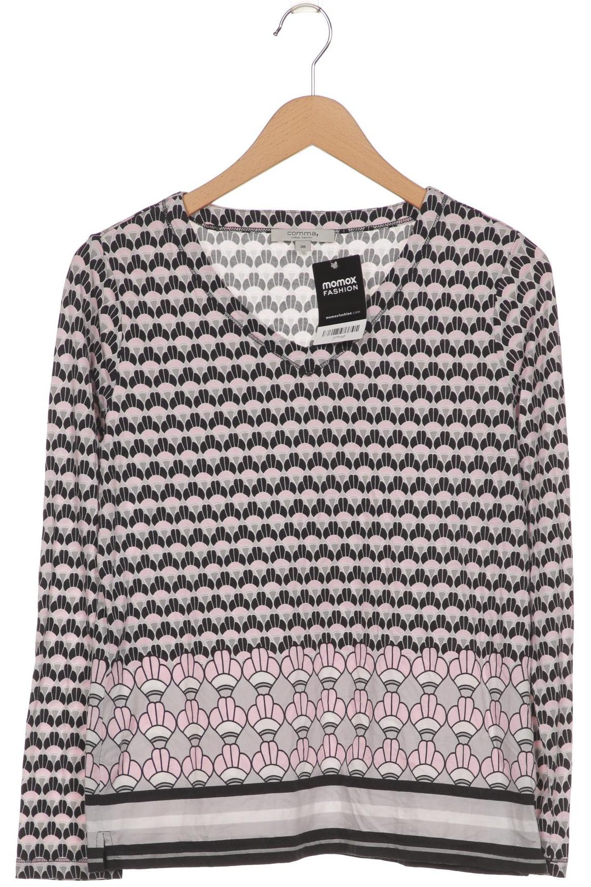 

Comma Damen Langarmshirt, grau, Gr. 38