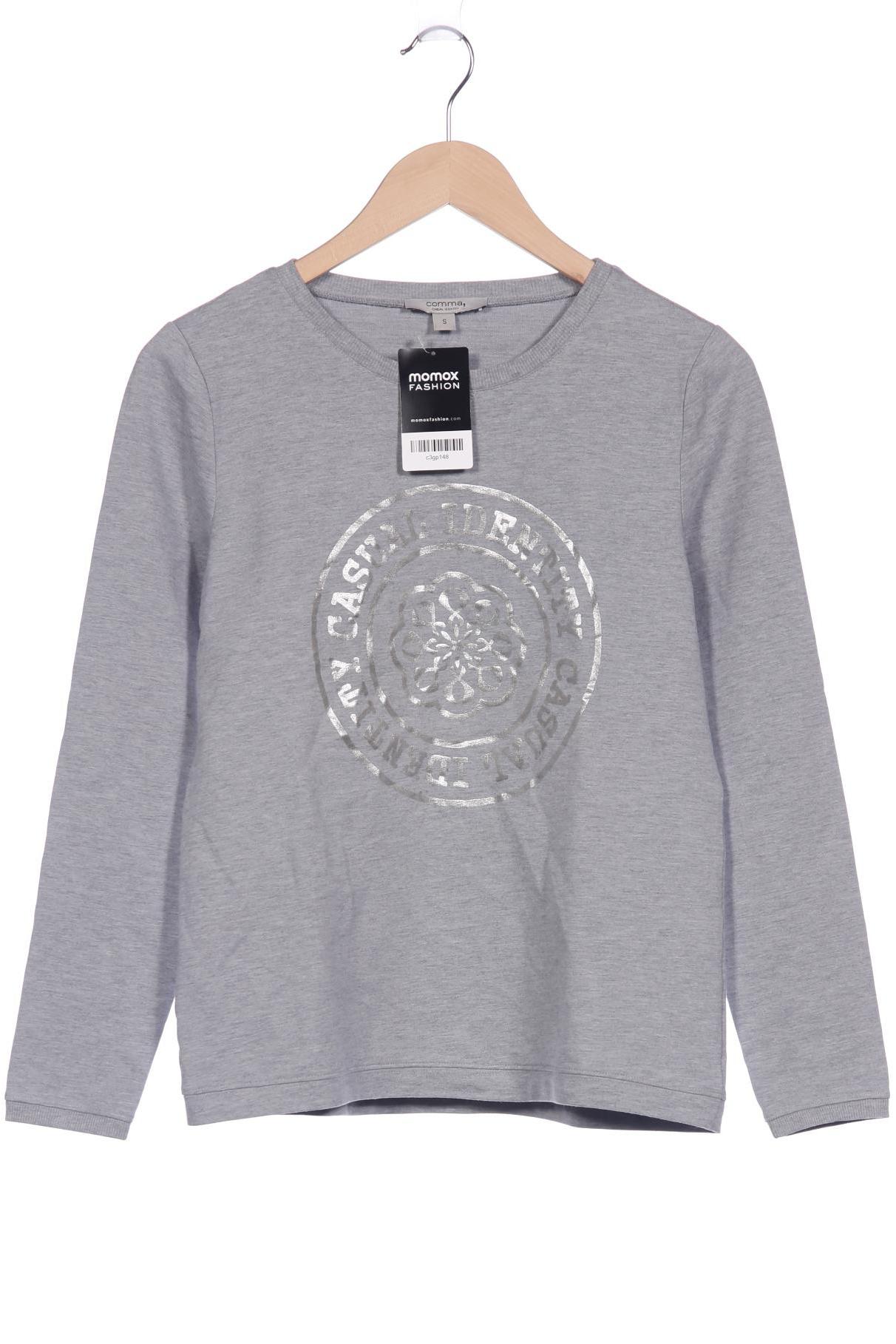 

Comma Damen Langarmshirt, grau, Gr. 36