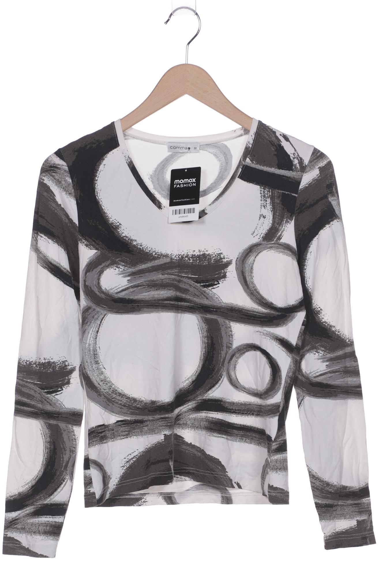 

Comma Damen Langarmshirt, grau, Gr. 38
