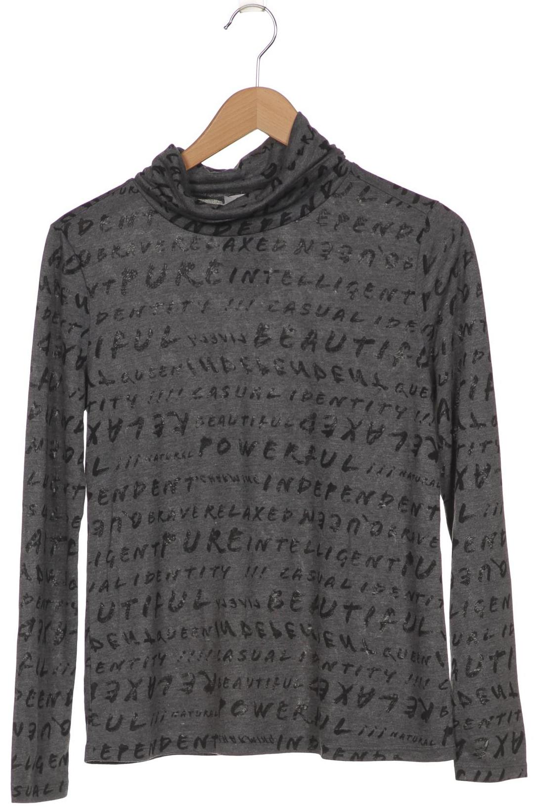 

Comma Damen Langarmshirt, grau, Gr. 36