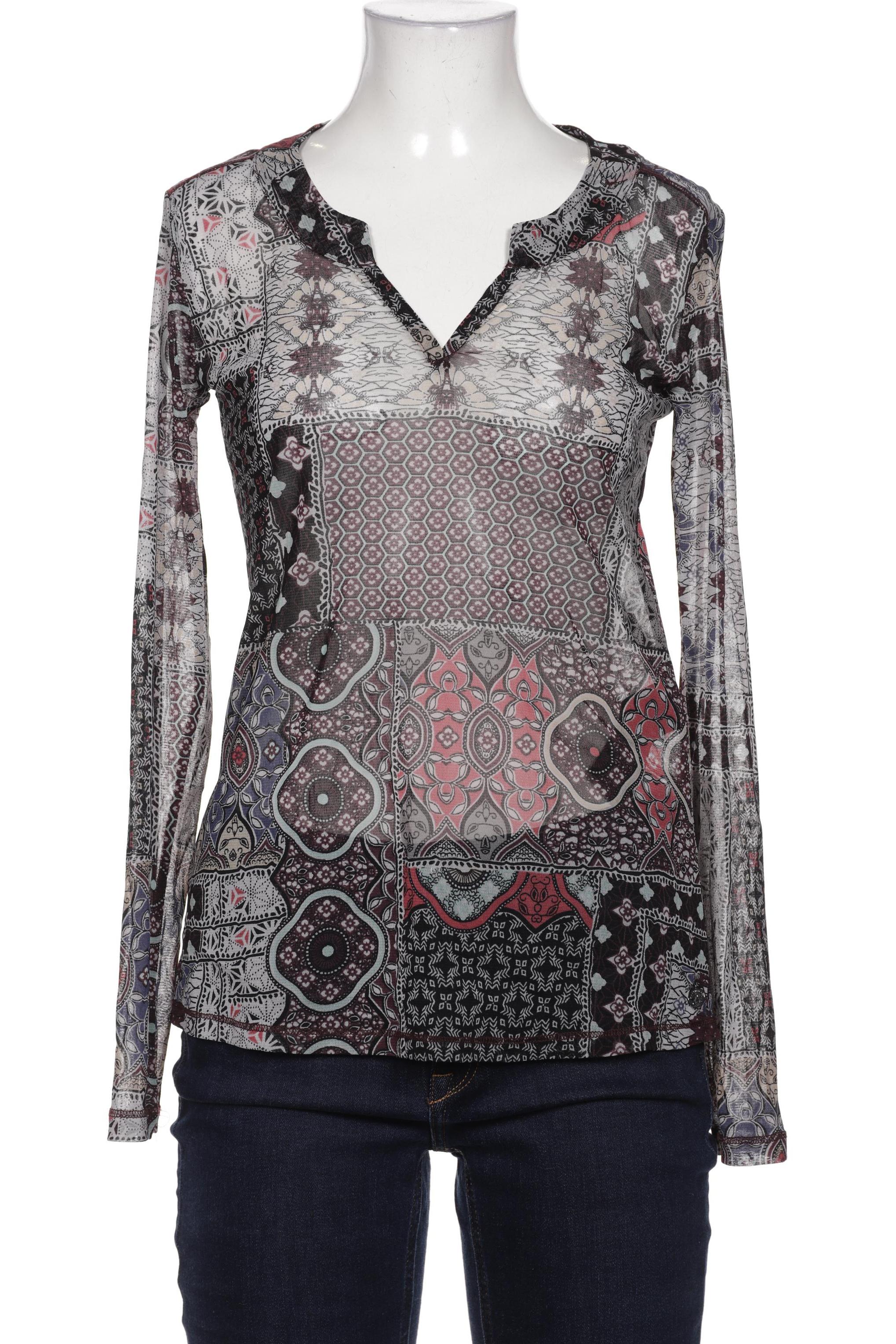 

Comma Damen Langarmshirt, mehrfarbig