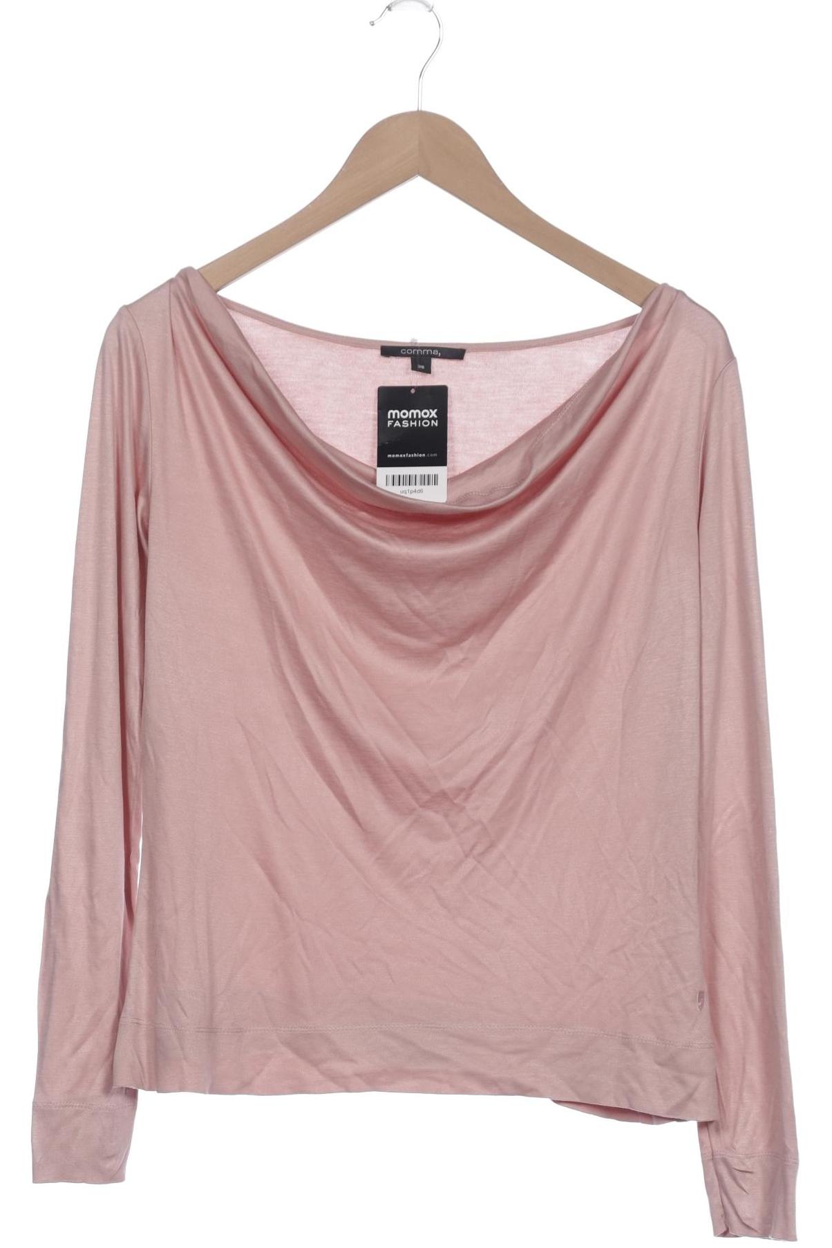 

Comma Damen Langarmshirt, pink, Gr. 38
