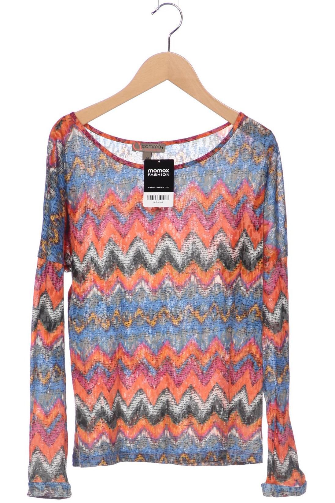 

Comma Damen Langarmshirt, mehrfarbig