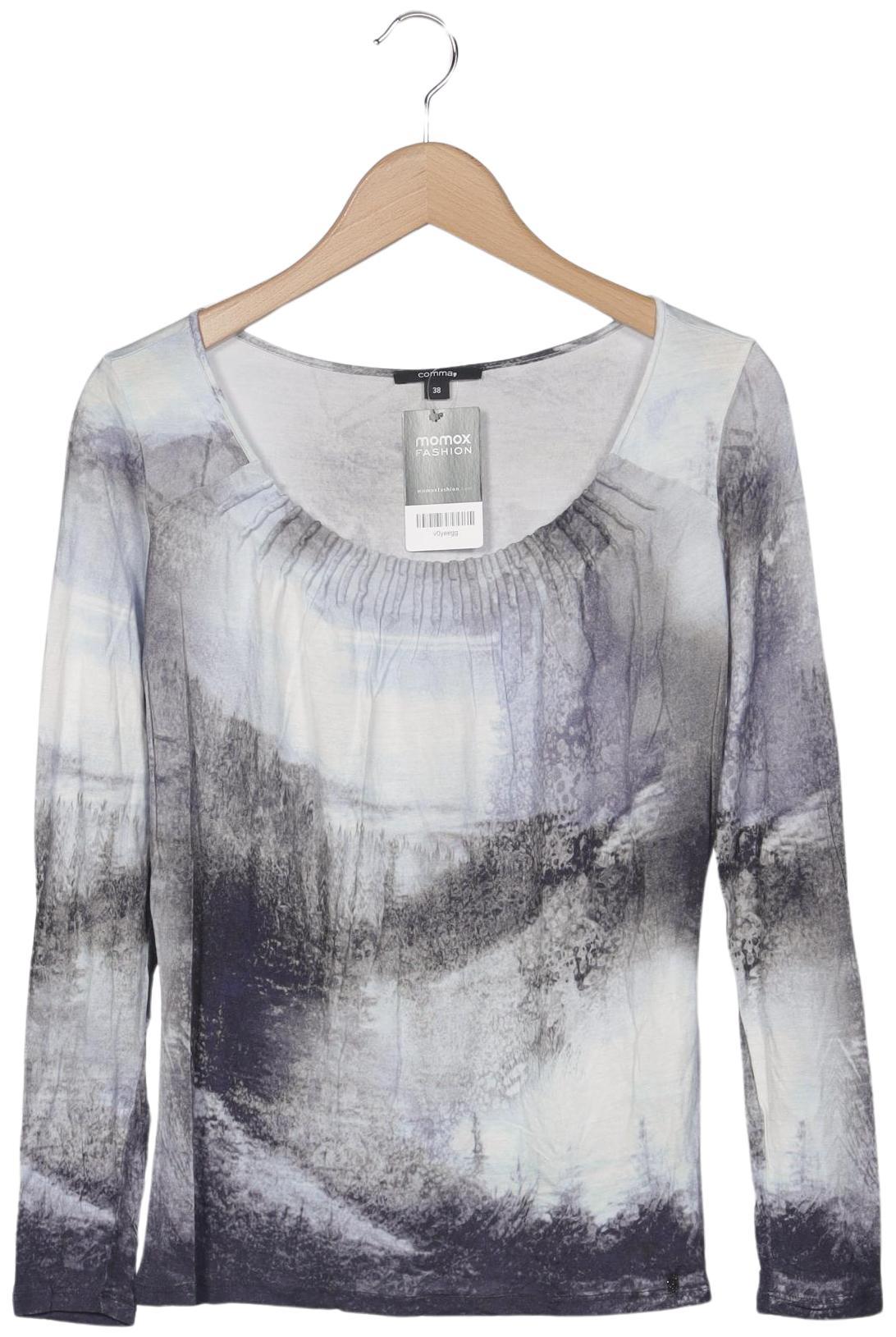 

Comma Damen Langarmshirt, mehrfarbig, Gr. 38