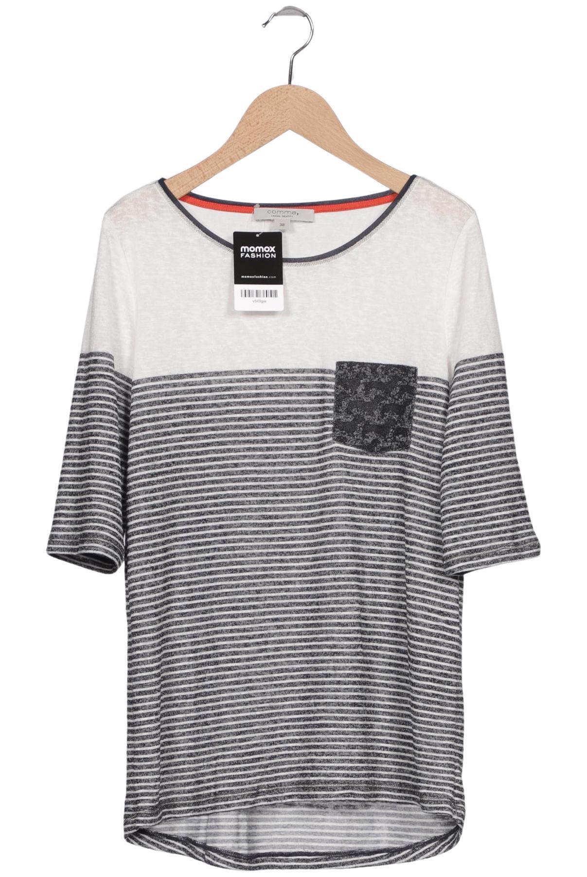 

Comma Damen Langarmshirt, grau, Gr. 38