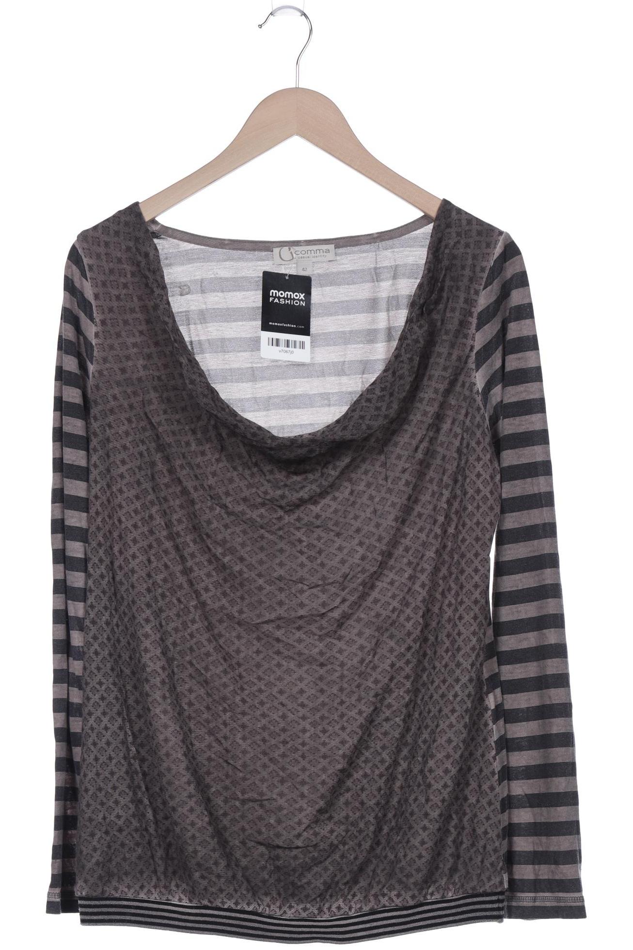 

Comma Damen Langarmshirt, braun, Gr. 42