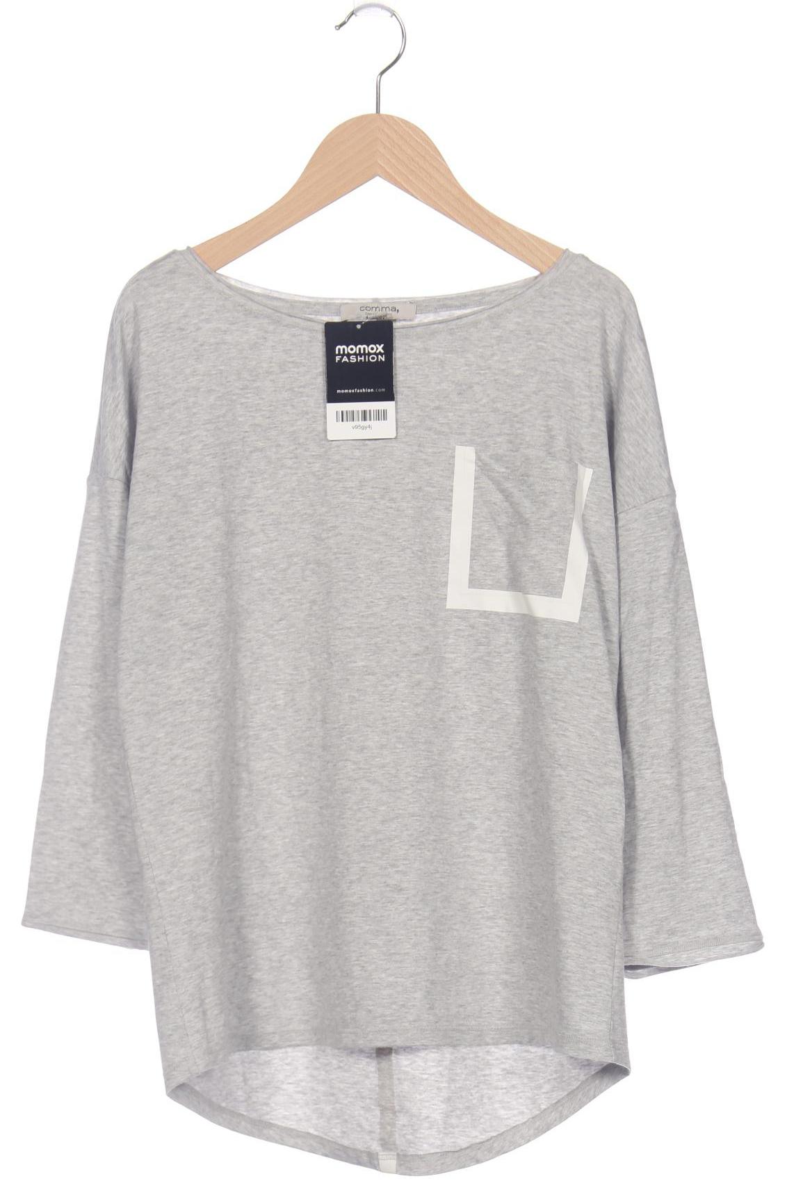 

Comma Damen Langarmshirt, grau, Gr. 36