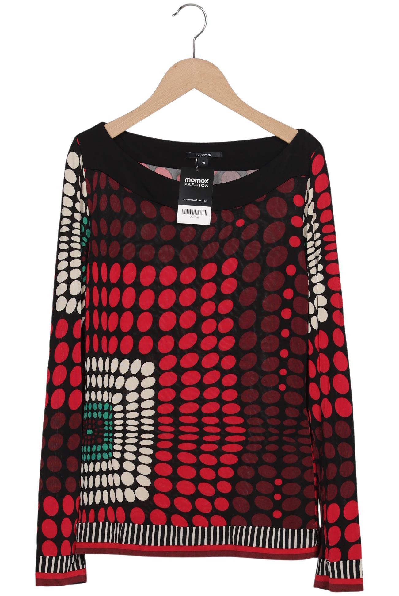 

Comma Damen Langarmshirt, mehrfarbig, Gr. 40