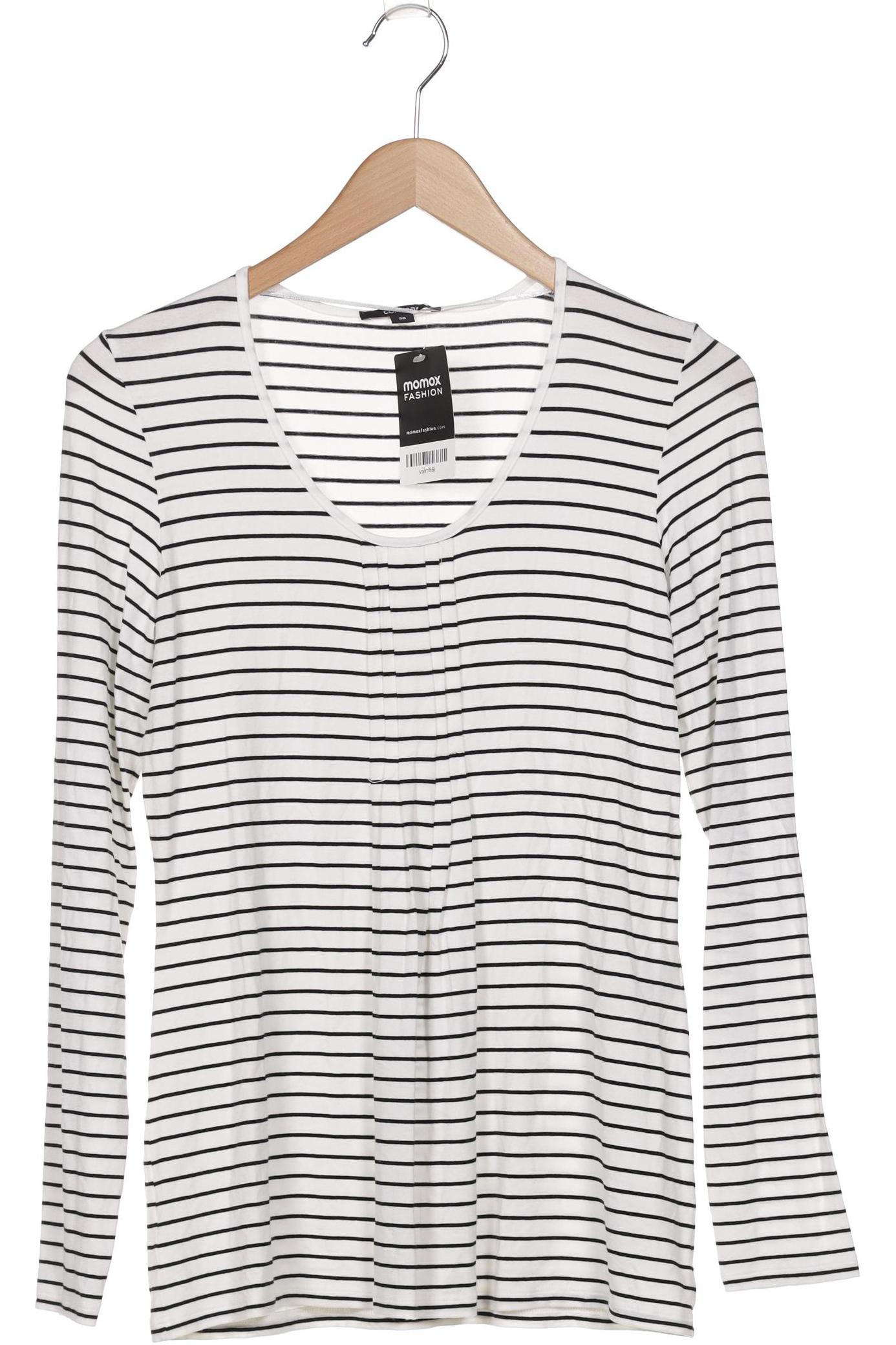 

Comma Damen Langarmshirt, weiß, Gr. 36