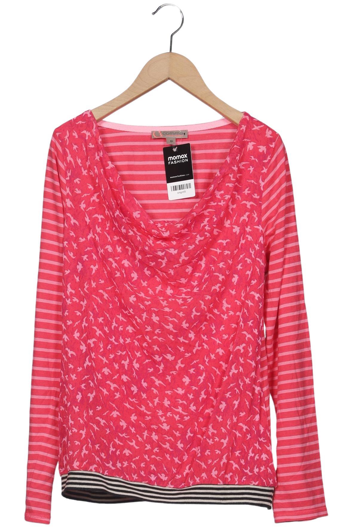 

Comma Damen Langarmshirt, pink, Gr. 40