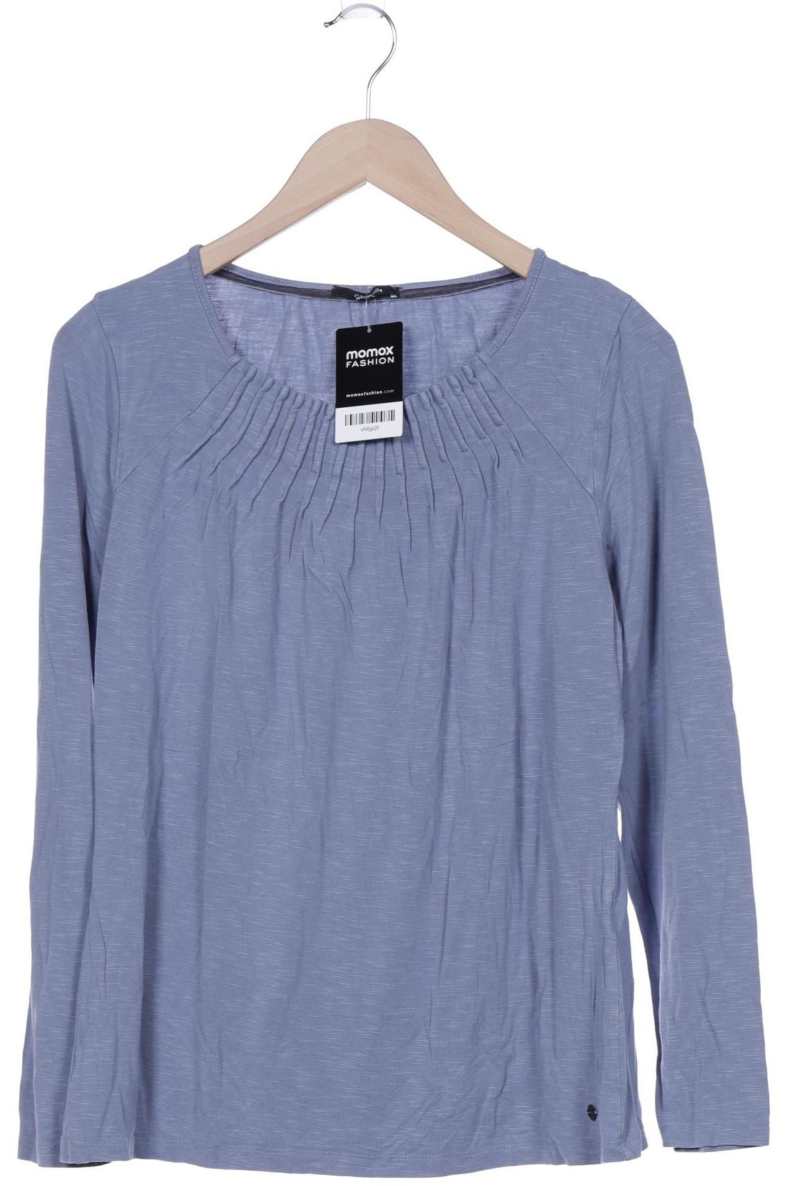 

Comma Damen Langarmshirt, blau