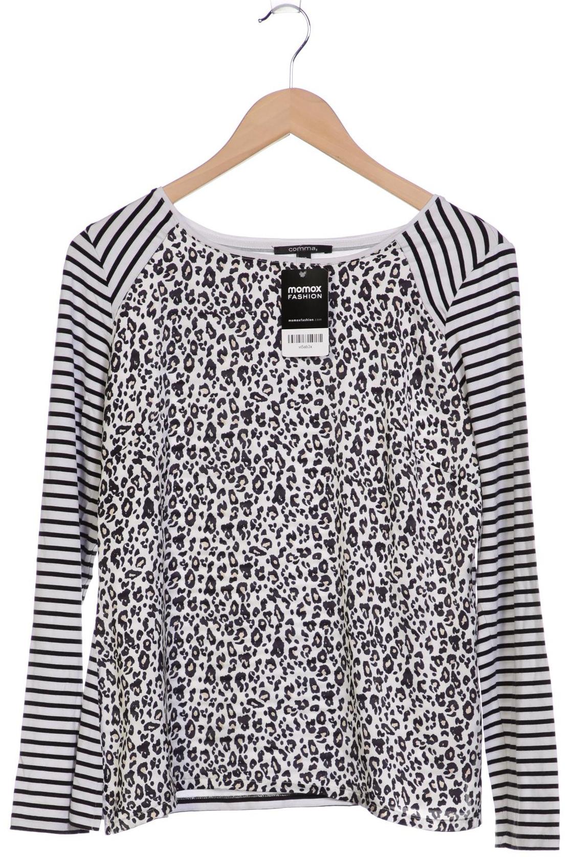 

Comma Damen Langarmshirt, cremeweiß, Gr. 40