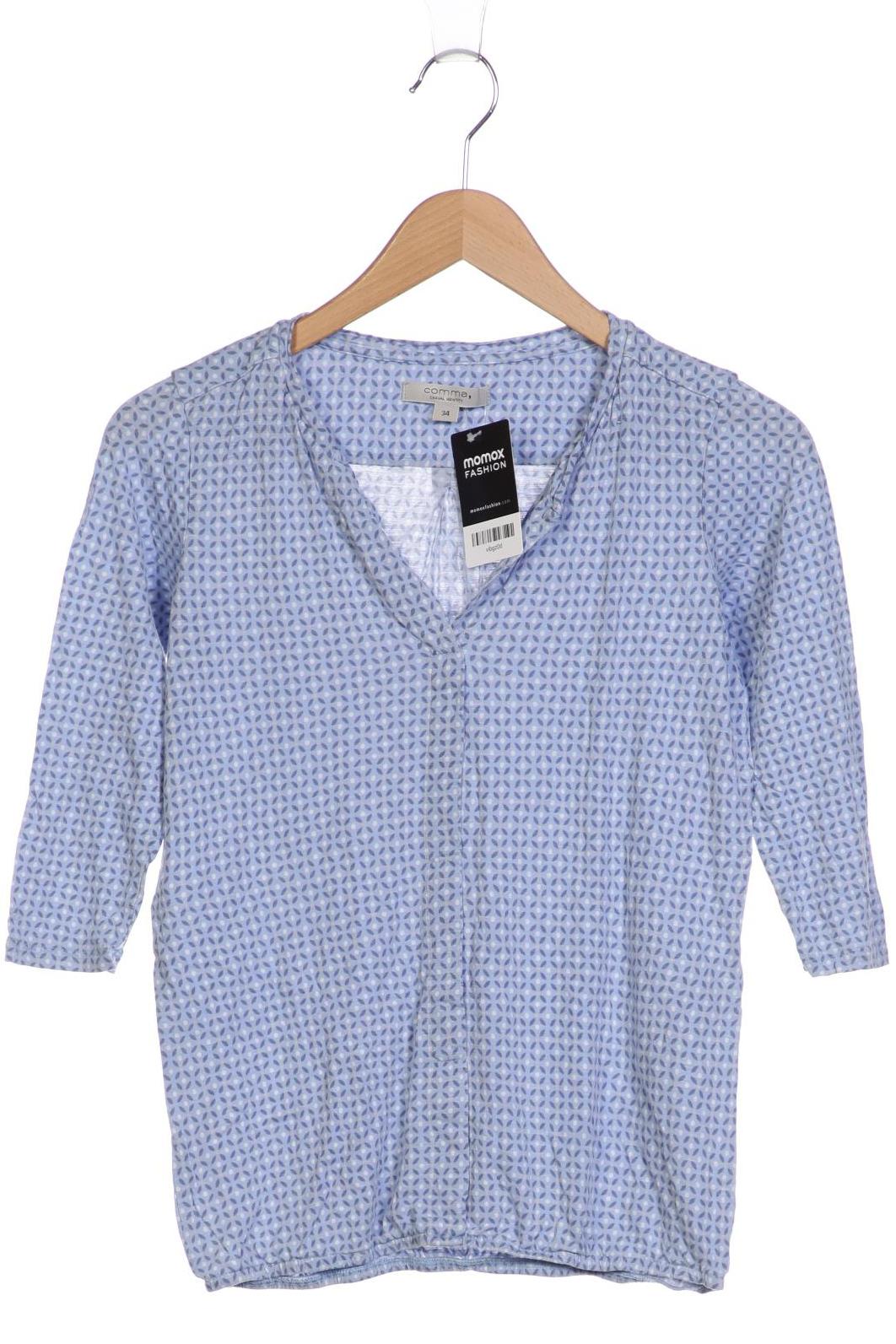 

Comma Damen Langarmshirt, blau, Gr. 34