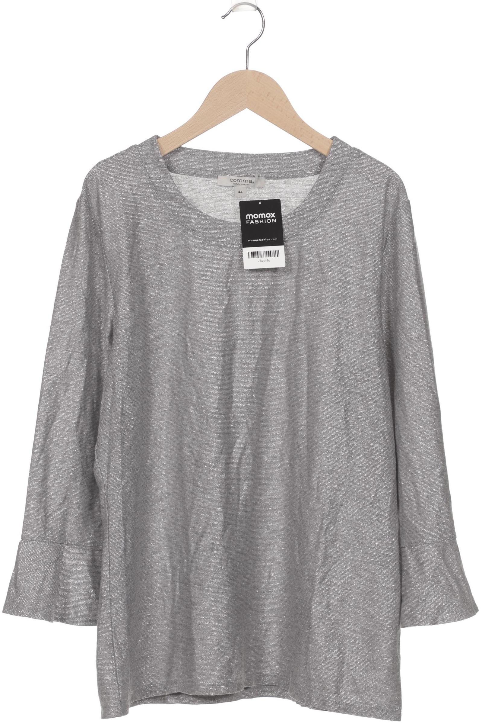 

Comma Damen Langarmshirt, grau, Gr. 44