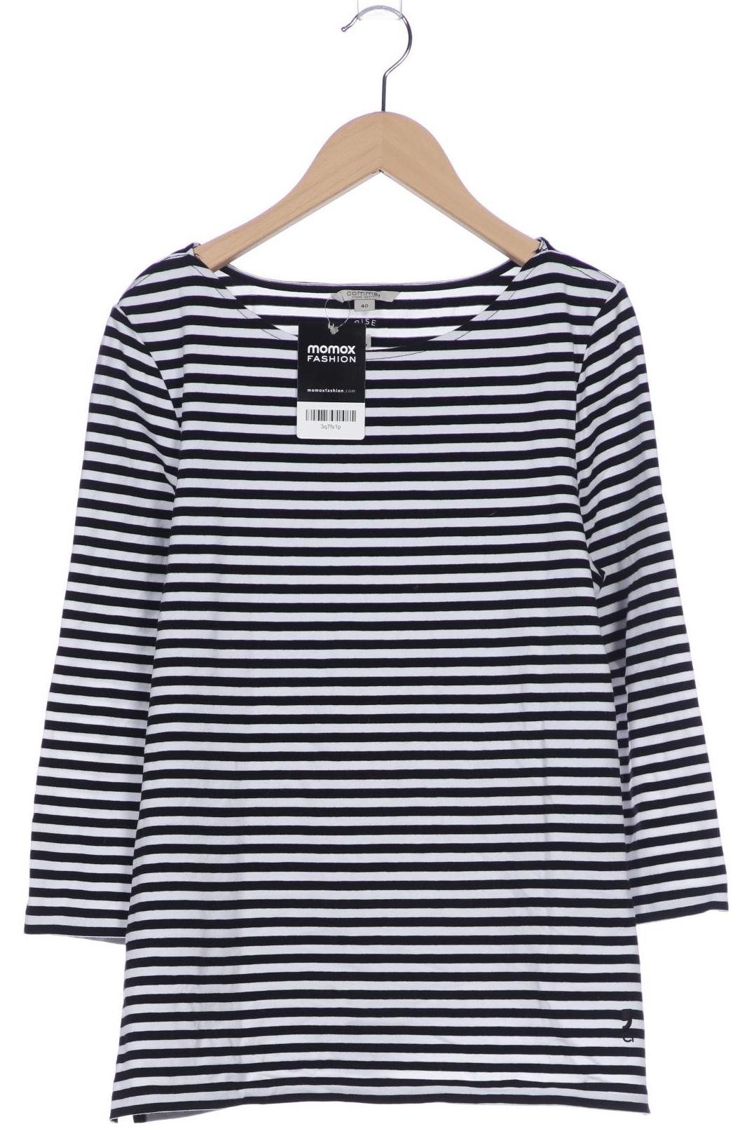 

Comma Damen Langarmshirt, schwarz, Gr. 40