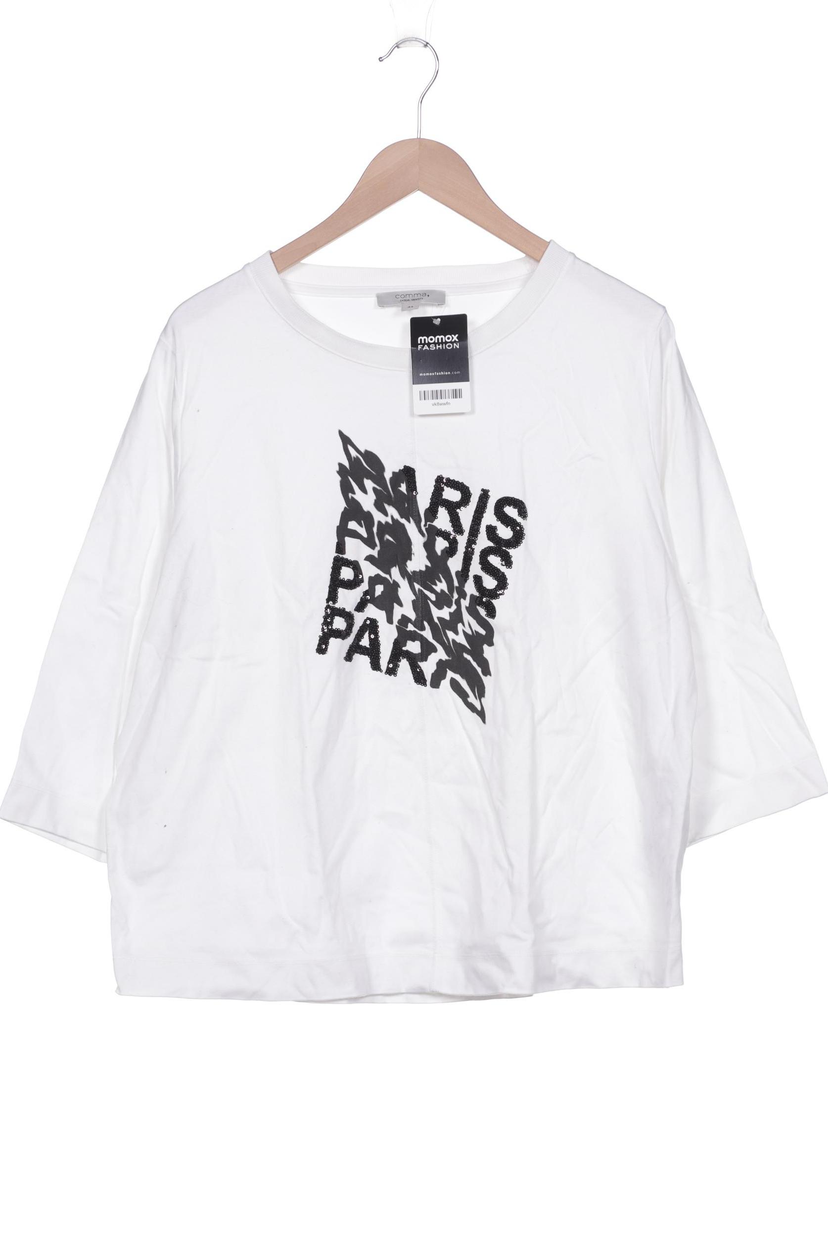 

Comma Damen Langarmshirt, weiß