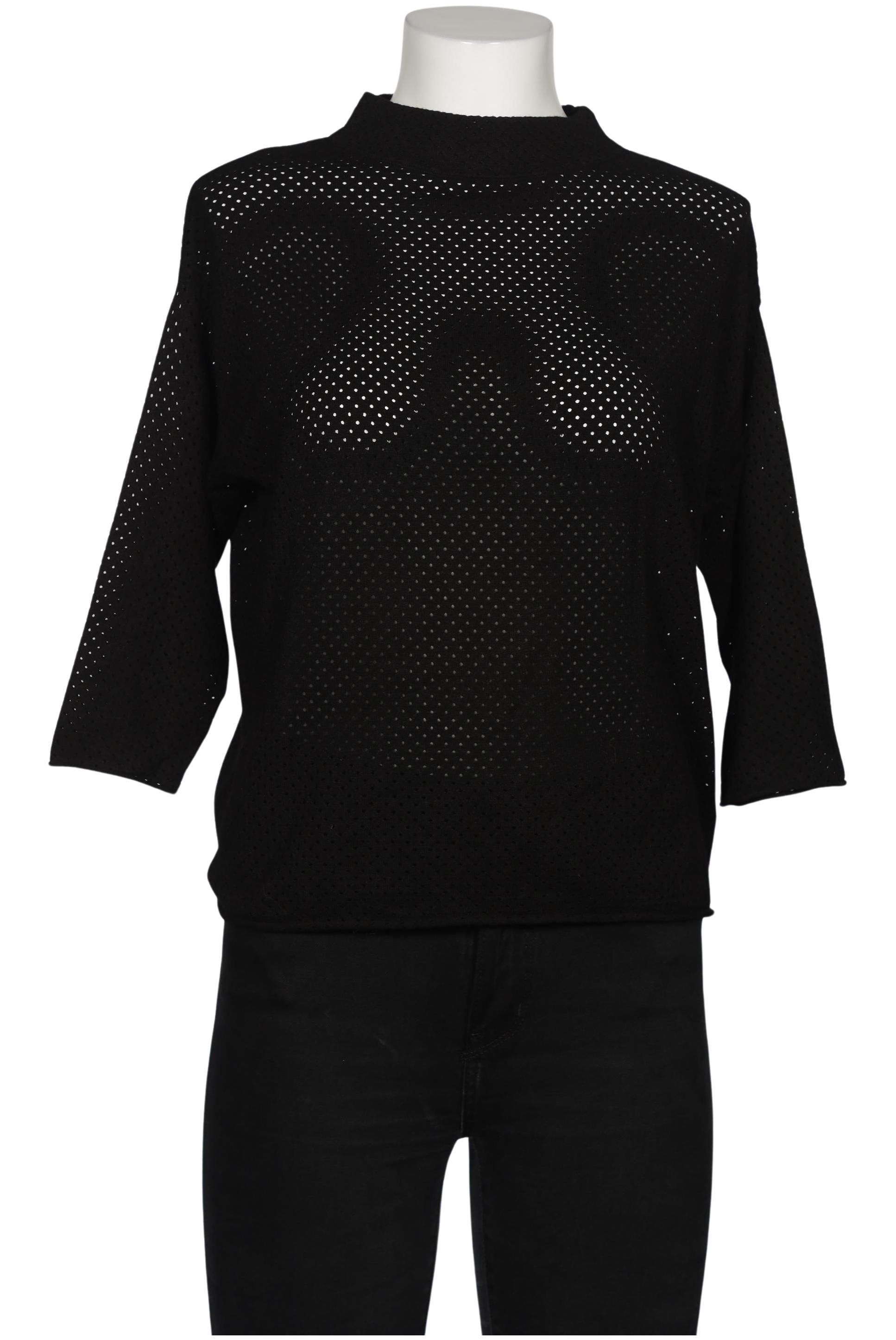 

Comma Damen Langarmshirt, schwarz, Gr. 38