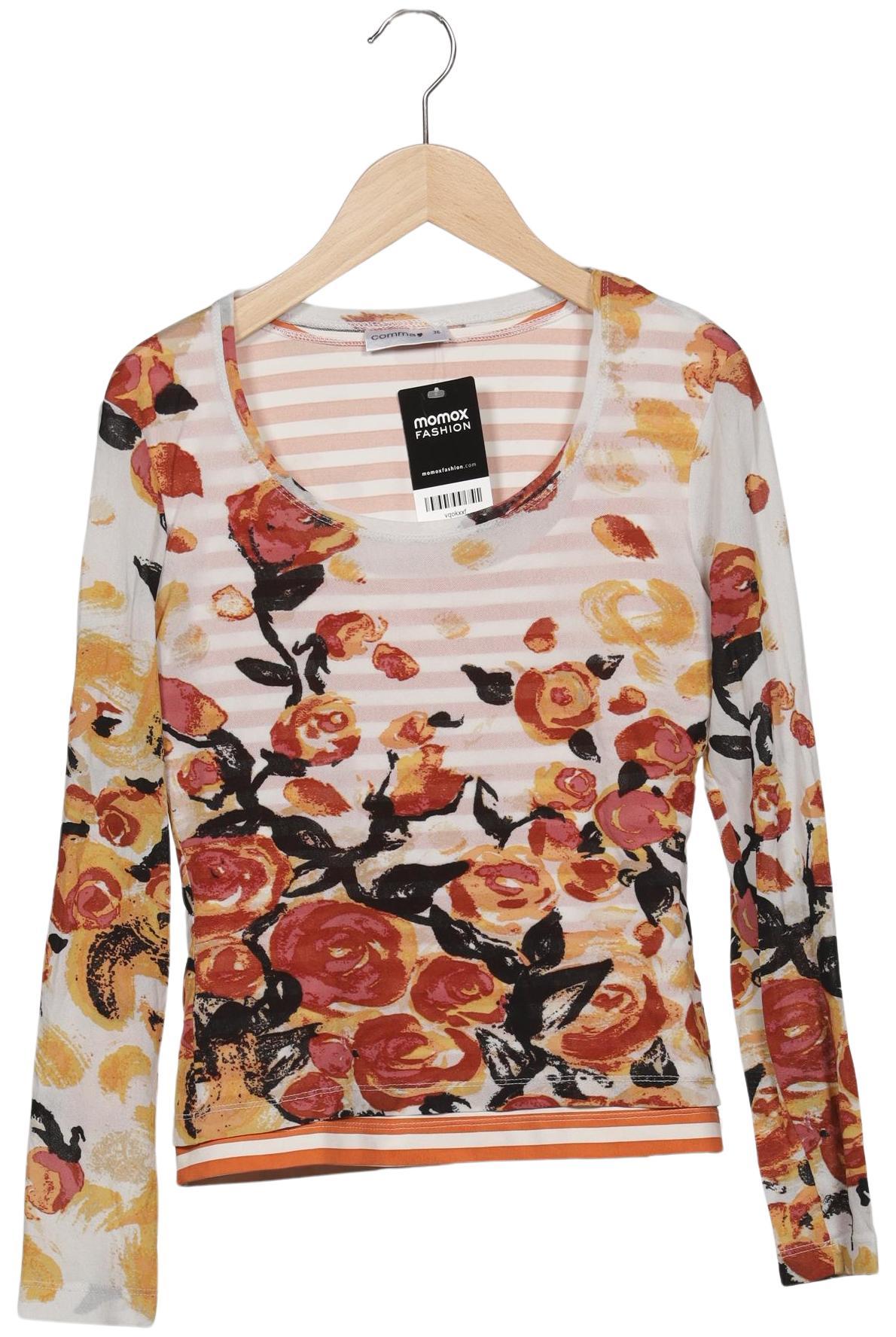 

Comma Damen Langarmshirt, mehrfarbig, Gr. 36