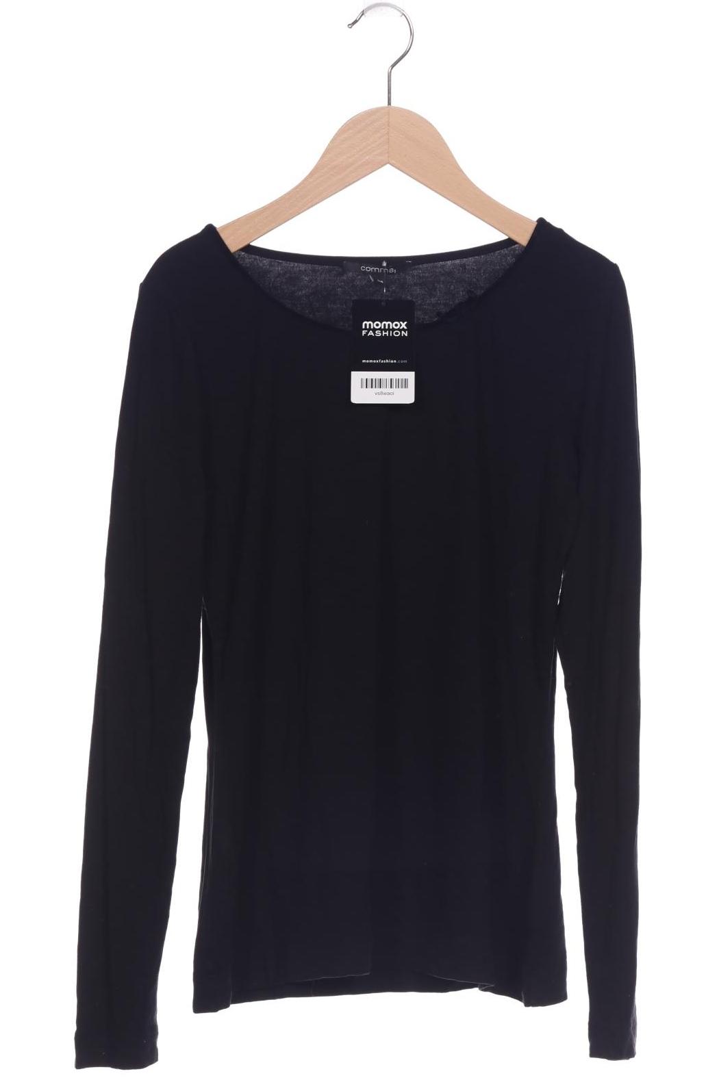 

Comma Damen Langarmshirt, schwarz, Gr. 36