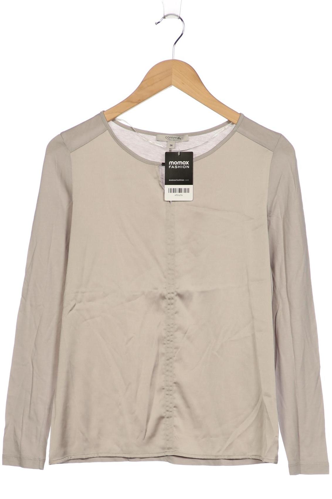 

Comma Damen Langarmshirt, grau, Gr. 36