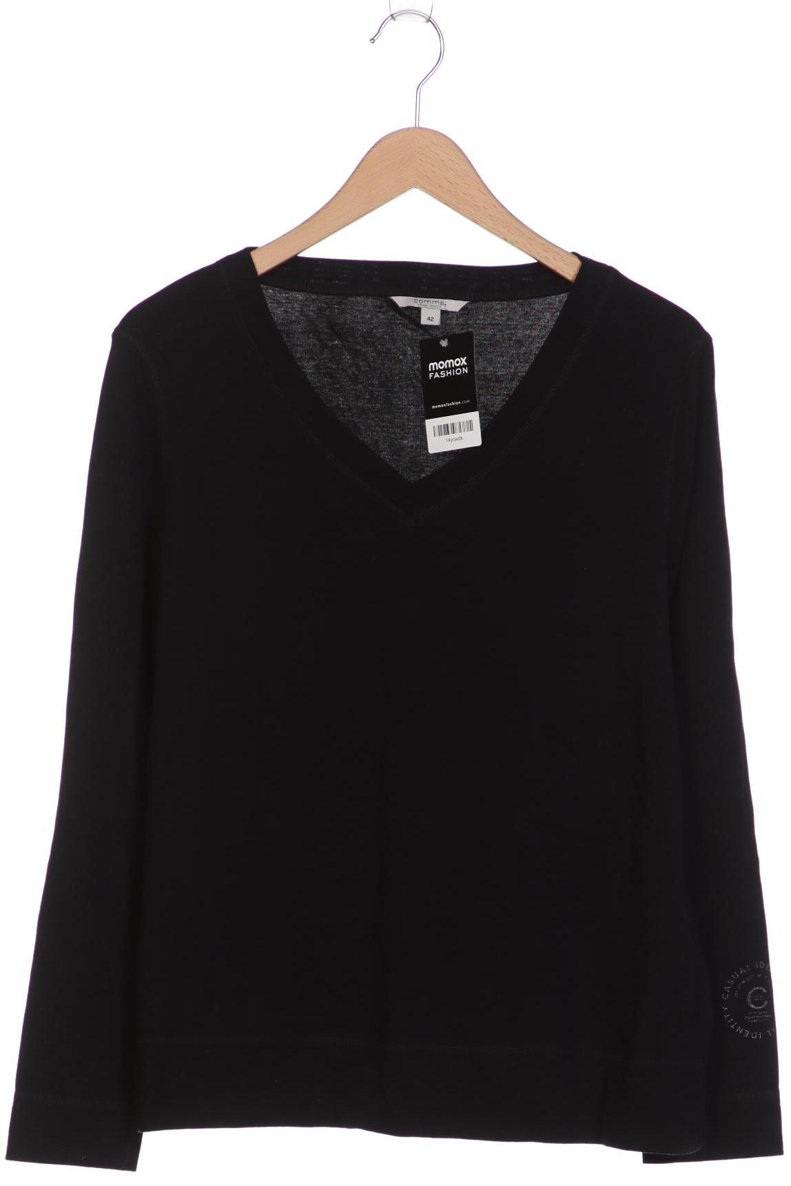 

Comma Damen Langarmshirt, schwarz