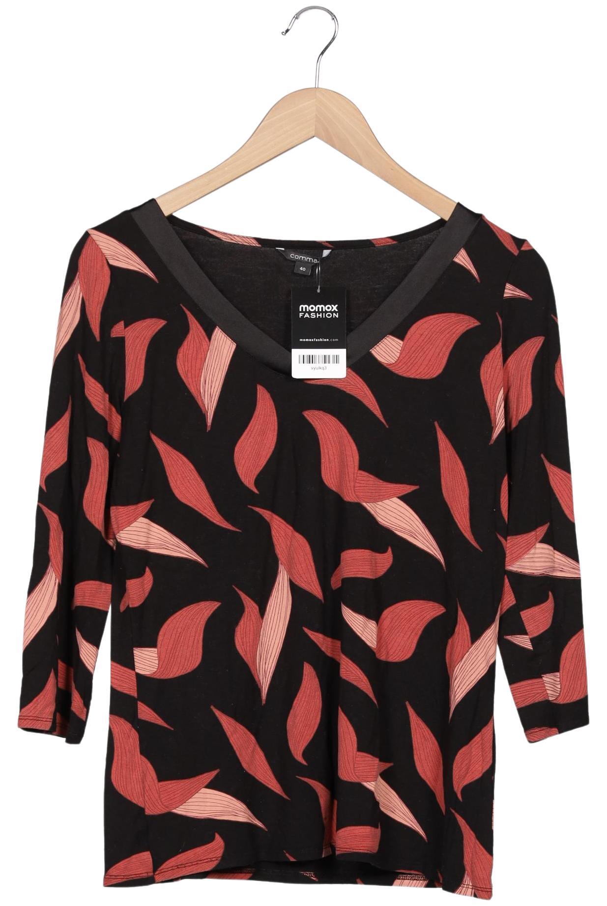 

Comma Damen Langarmshirt, schwarz, Gr. 40