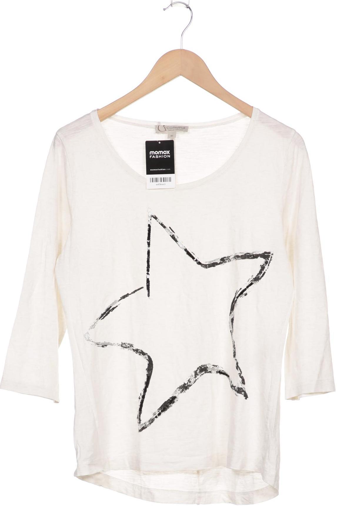 

Comma Damen Langarmshirt, cremeweiß